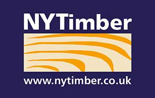 NY Timber 4-col Logo – PMS 072 – PMS 137 – PMS 7506 – White