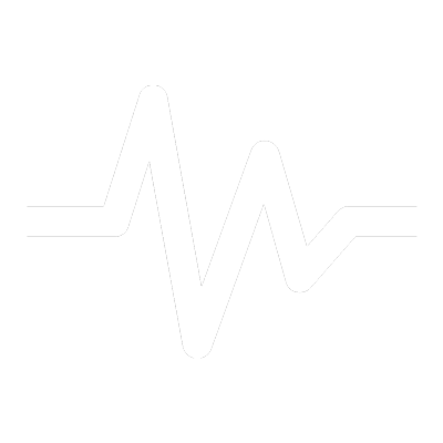 Heartbeat white icon 400px
